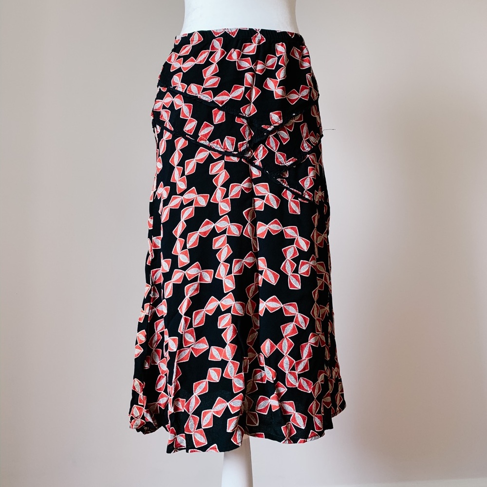 Funky 90s vintage midi skirt